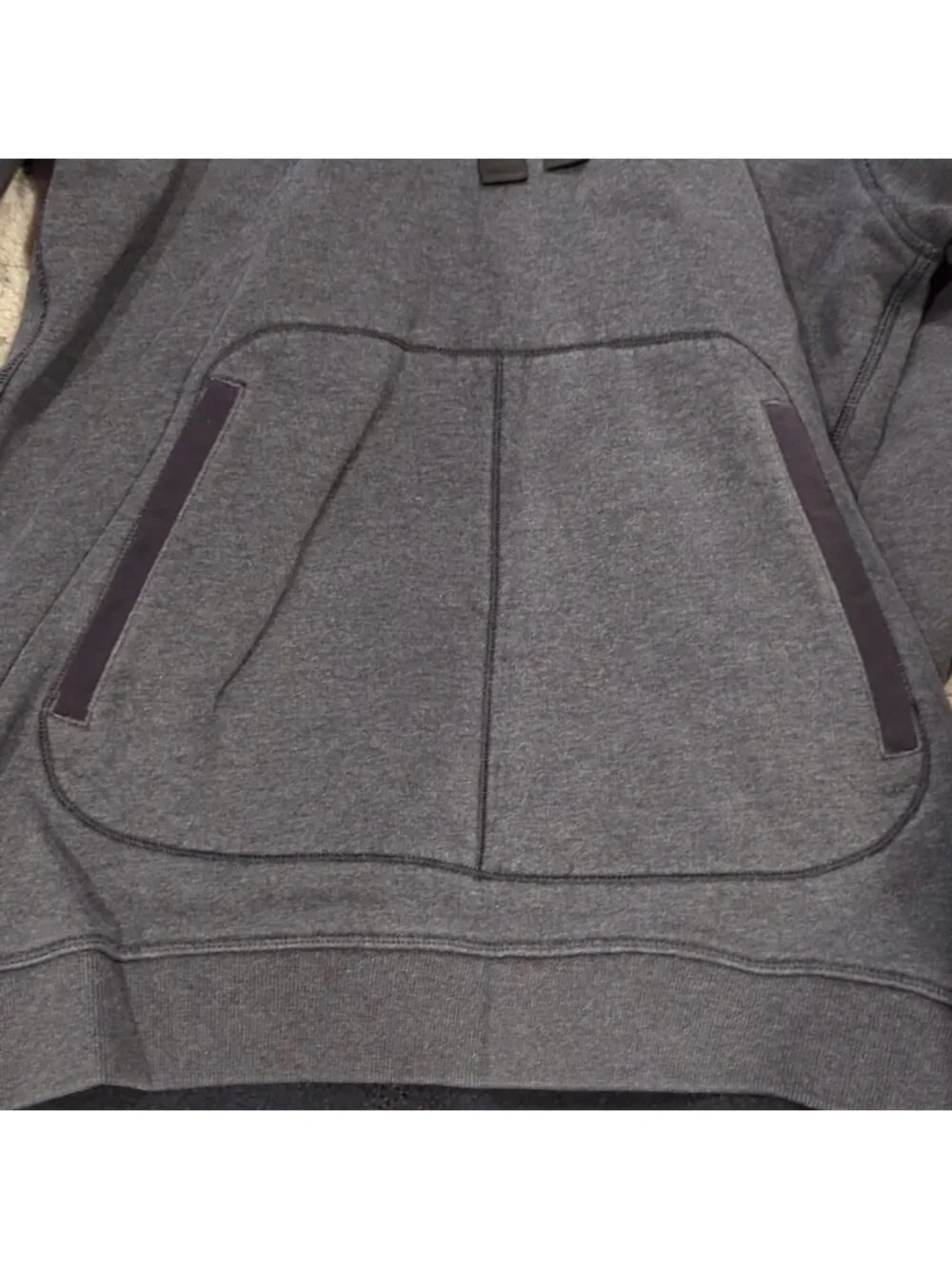 Lululemon Avenue Pullover Heathered Black / Black
